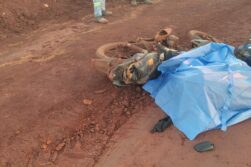 MOTOCICLISTA fue ARROLLADO por un CAMION en camino de tierra en MBARACAYU