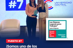 UCP se ubica en el top 10 de mejores empresas para trabajar para mujeres en Paraguay