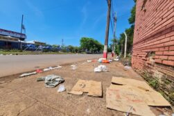 BASURA y POLUCIÓN SONORA en el Club Tres de Febrero de Ciudad del Este, ante INOPERANCIA de la comuna.