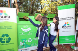 ITAIPU habilitó nuevas estaciones de separación de residuos por el Día del Reciclaje