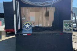 Detienen a PARAGUAYO e incautan su CAMIÓN con 300 cajas de CIGARRILLOS producidos por TABESA.