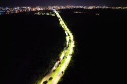 Ex SUPERCARRETERA con nueva ILUMNINACION entre Ciudad del Este y Hernandarias