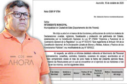 CGR pide informes del planillero caaguaceño candidato a intendente de CDE.