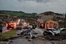 TORNADO categoría F3, con VIENTOS superiores a 250 kilómetros por hora, AZOTÓ varias ciudades del estado de PARANÁ, en Brasil.