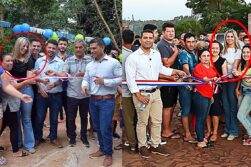 Cuestionado intendente de FRANCO inaugura serie de OBRAS MUNICIPALES para pedir VOTOS para su ESPOSA.