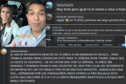 Franqueños “CELEBRAN” que el intendente finalmente “TRABAJE”, pero para pedir VOTOS para su ESPOSA.