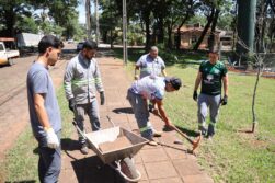 ITAIPU revitaliza la emblemática plaza Canindeyú de Ciudad del Este