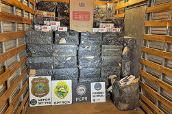 Incautan 50 mil paquetes de cigarrillos paraguayos en Foz de Yguazu.