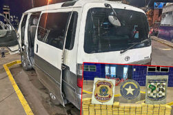 Receita Federal retiene una furgoneta cargada con más de 100 kg de droga