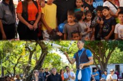 DÍA de REYES en CIUDAD DEL ESTE: Miserable DISCRIMINACIÓN de Dani Pereira Mujica para con NIÑOS NATIVOS.