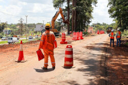 Cierran temporalmente avenida San Blas de CDE por obras del Viaducto Km 10 que construye ITAIPU