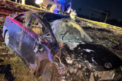 Triple víctima fatal tras violento choque entre automóvil y motocicleta en Minga Guazú