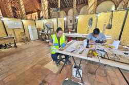 Avanza la restauración del histórico templo San Buenaventura de Yaguarón, con apoyo de ITAIPU