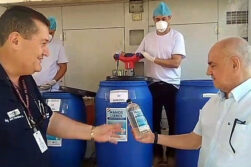 Presos esteños ya producen sus propios productos de limpieza