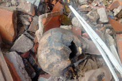 Hallan cráneo en una propiedad del Km 14 de Minga Guazú