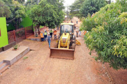 Santa Rita va sumando redes y conexiones para el tratamiento de aguas residuales