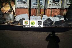 Incautan EMBARCACIÓN con 30 mil CAJETILLAS de cigarrillos la mayor parte de marcas producidas por TABESA