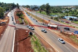 Habilitan nuevos desvíos por obras del Viaducto Km 10 de CDE, financiado por ITAIPU Binacional