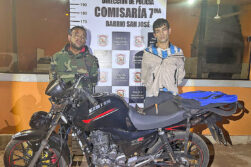 Sorprendidos intentando ingresar a un local para robar y terminaron presos