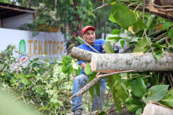 Temporal afectó parte de la infraestructura de Tekotopa de ITAIPU y comenzaron los trabajos de restauración
