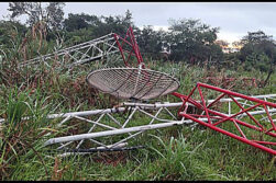 Temporal derriba la antena de Radio Itapirú y deja fuera de aire a la emisora esteña