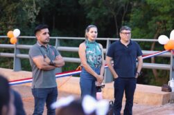 Pereira Mujica y RASTREROS inauguran PUENTE “LIBERAL” con casi dos AÑOS de ATRASO; ni se sabe su COSTO.
