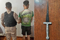 Joven ataca a su padre con un puñal tras amenazar a su pareja