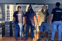 Persecución en Franco termina con dos detenidos y 562 kilos de marihuana incautados