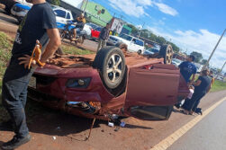 Vuelco en el Km 6,5 de Ciudad del Este deja dos heridos