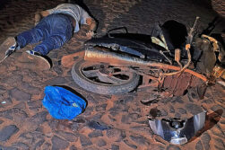 Motociclista fallece tras violenta caída