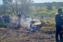 Avión de caudales siniestrado era piloteado por un General retirado.