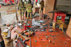 Cortocircuito provoca incendio en una despensa