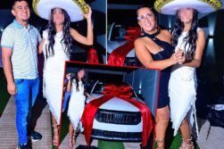 La FARRA por cumpleaños de la hija de la PAREJA IMPERIAL del CONTRABANDO incluyendo una CAMIONETA cero