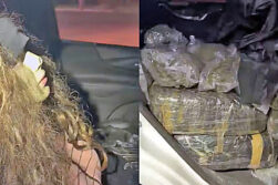 Cinematográfico: Narcos intentan burlar control con un maniquí y abandonan 255 kilos de droga.