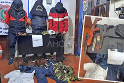 Caen tres sujetos armados en el barrio Pablo Rojas: Uno contaba con dos órdenes de captura.