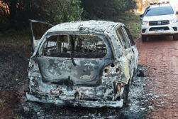 Hallan incinerado el vehículo utilizado en el millonario asalto a transportadora