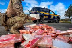 FRONTERA del TRÁFICO: Detienen a CAMIONERO PARAGUAYO con 100 kilos de COCAÍNA.