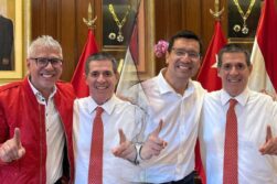 Fueron a recibir la BENDICIÓN de Horacio Cartes, con el PADRINAZGO de José Ortiz.