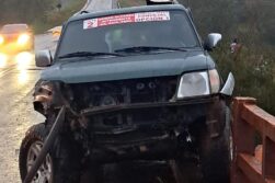 Lluvia y neblina convierten la PY06 en una trampa mortal