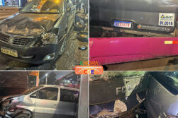 Camión fuera de control provoca choque múltiple y deja dos heridos en el microcentro de Ciudad del Este