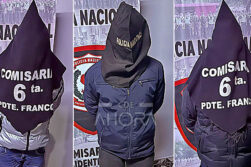 Detienen a tres personas con órdenes de captura durante control policial en Presidente Franco
