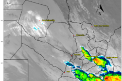 Frente frío ingresa con tiempo severo en el inicio del invierno en Paraguay