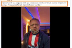 Dueño de BENTO COMEX se enojó porque PARAGUAYOS salieron a FESTEJAR victoria de la ALBIRROJA y por el “FERIADO, CARAJO”.