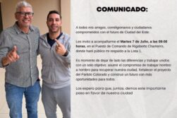 Concejal Ernesto Guerin PASÓ a CARPAS del Gobernador Landy Torres, y lo seguirá Fede González.