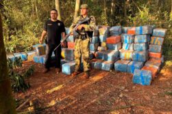 Incautan MARIHUANA a ORILLAS del LAGO de ITAIPU en Mbaracayú