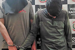 Dos hombres con antecedentes fueron detenidos tras asaltar a conductor de Bolt
