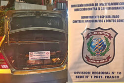 Abandonan automóvil con más de 109 kilos de marihuana