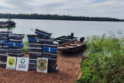 FRONTERA del TRÁFICO: Incautan dos EMBARCACIONES y 672 kilos de MARIHUANA a orillas del Lago de Itaipú