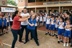 Denuncian AGRESION a DOCENTE en colegio de Minga Guazú