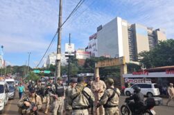 MASIVA presencia POLICIAL en la zona comercial de Ciudad del Este para dar “SEGURIDAD”